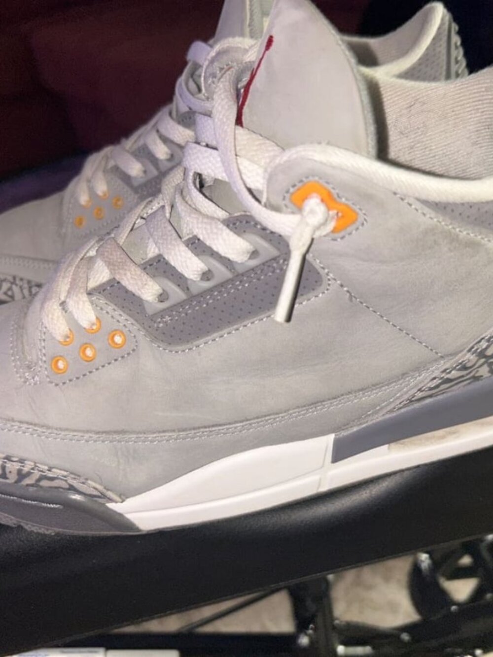 Air Jordan 3 Retro Cool Grey (Silver/Multi-Color-Cool Grey) Size US 10 Used - G…